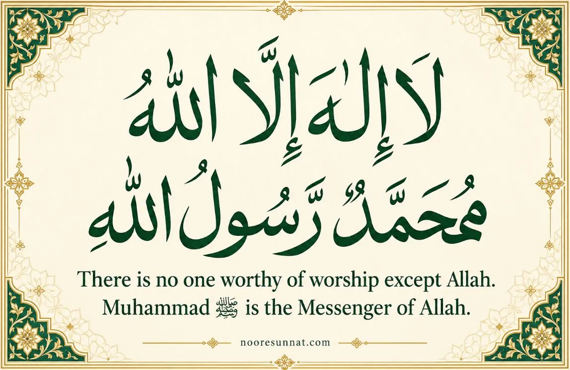 Pehla (1st First) Kalima Tayyab in Arabic With English Translation - Download MP3 Audio